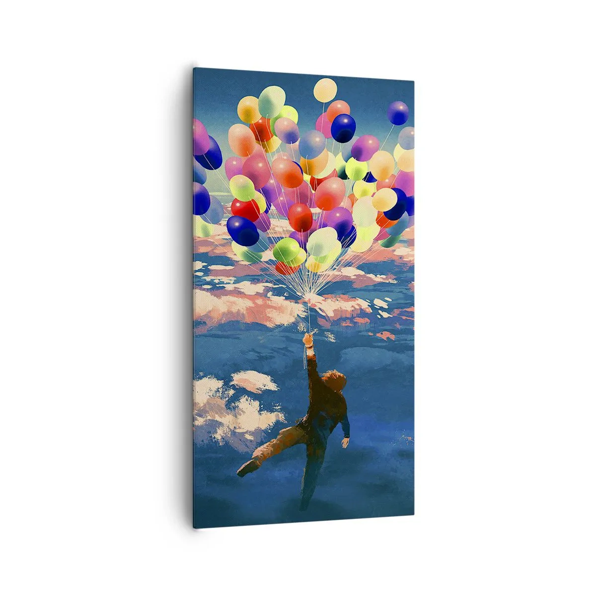 Schilderen op canvas - Een kinderdroom komt uit - 65x120 cm