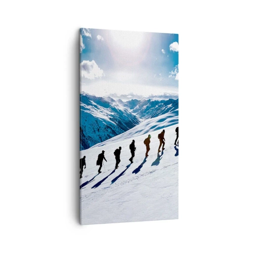 Schilderen op canvas - Het team van de veroveraars - 45x80 cm
