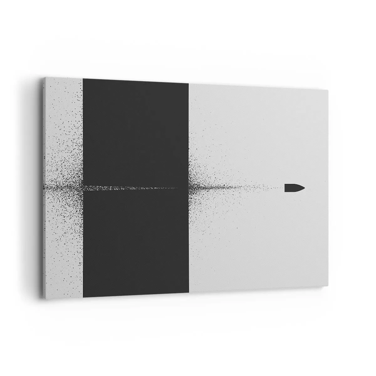 Schilderen op canvas - Rechtstreeks naar het doel - 100x70 cm