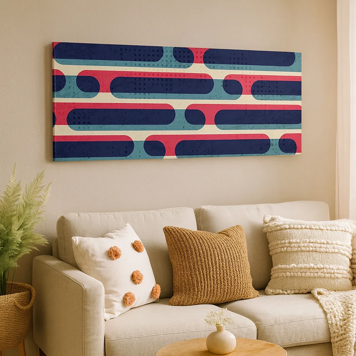 Schilderen op canvas - In de diepte en vooruit - 30x30 cm