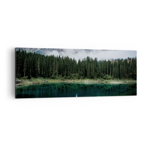 Schilderen op canvas - Stil, stil, laten we het drinkwater niet wakker maken... - 140x50 cm