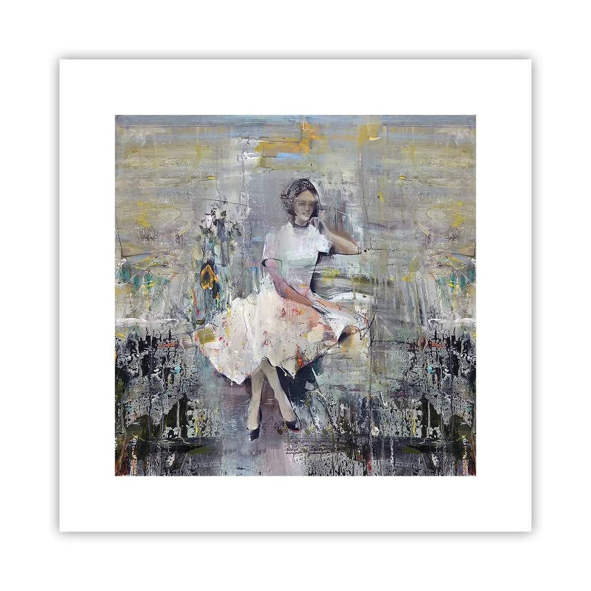 Poster - Klassiek en modern - 30x30 cm