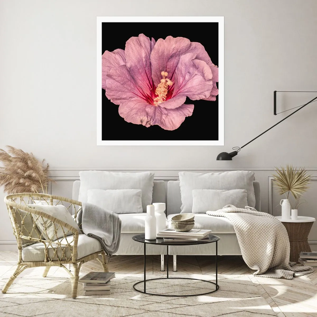 Poster - Recht in het hart - 40x40 cm