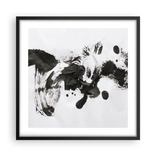 Poster in een zwarte lijst - Is er een methode voor de waanzin? - 50x50 cm