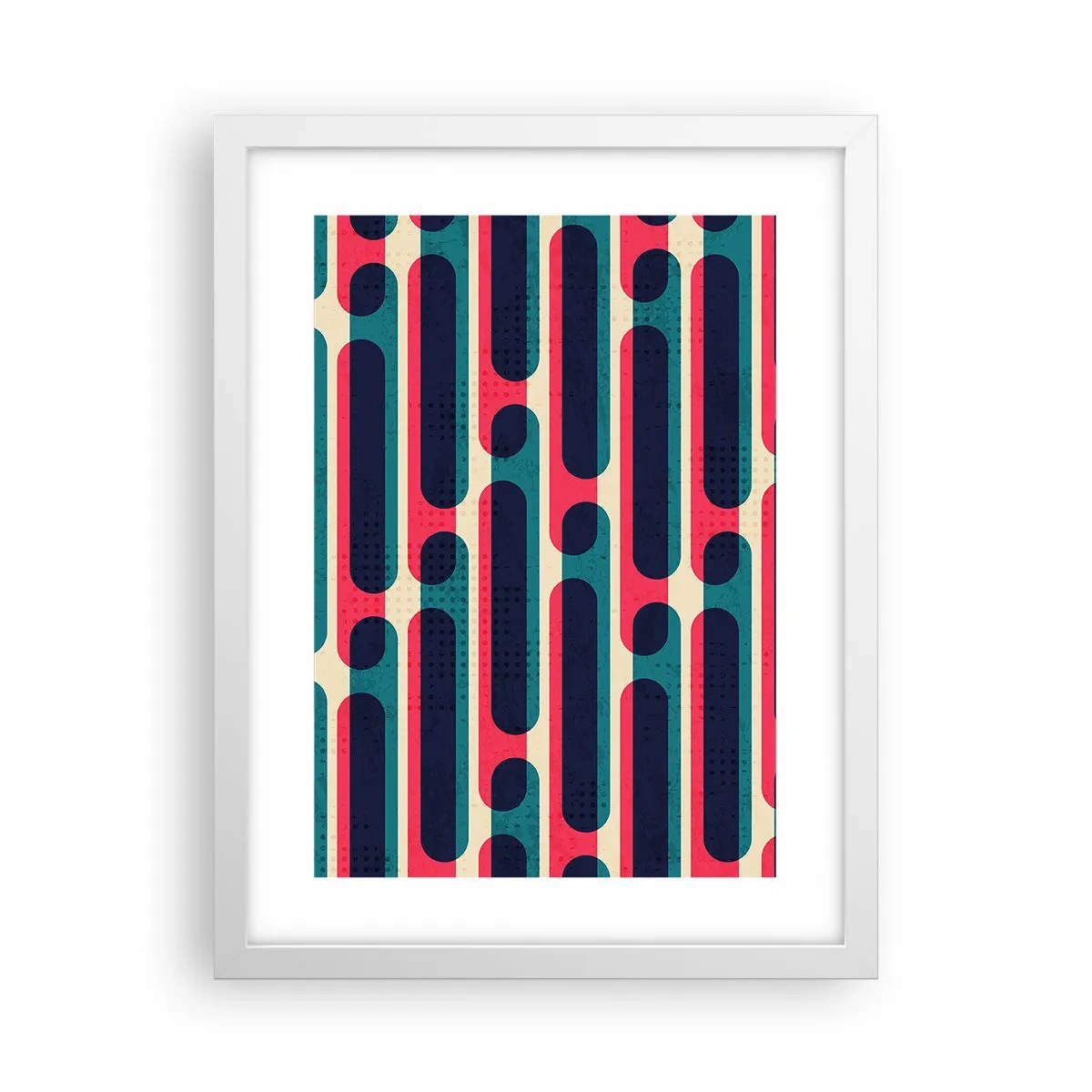 Poster in een witte lijst - In de diepte en vooruit - 30x40 cm
