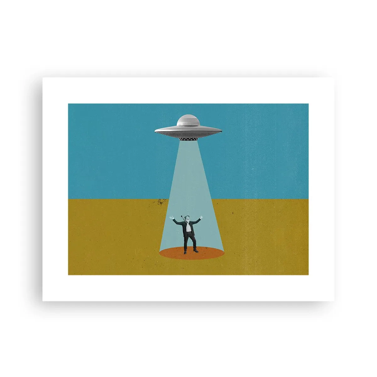 Poster - Een nauwe ontmoeting - 40x30 cm