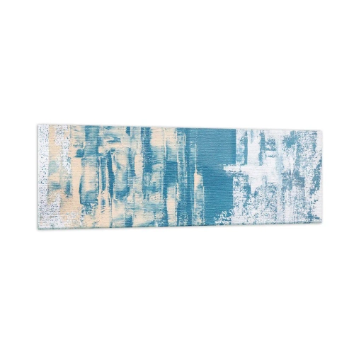 Schilderen op glas - Door een ijspegel - 160x50 cm