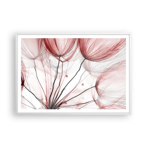 Poster in een witte lijst - Vóór het vertrek - 100x70 cm