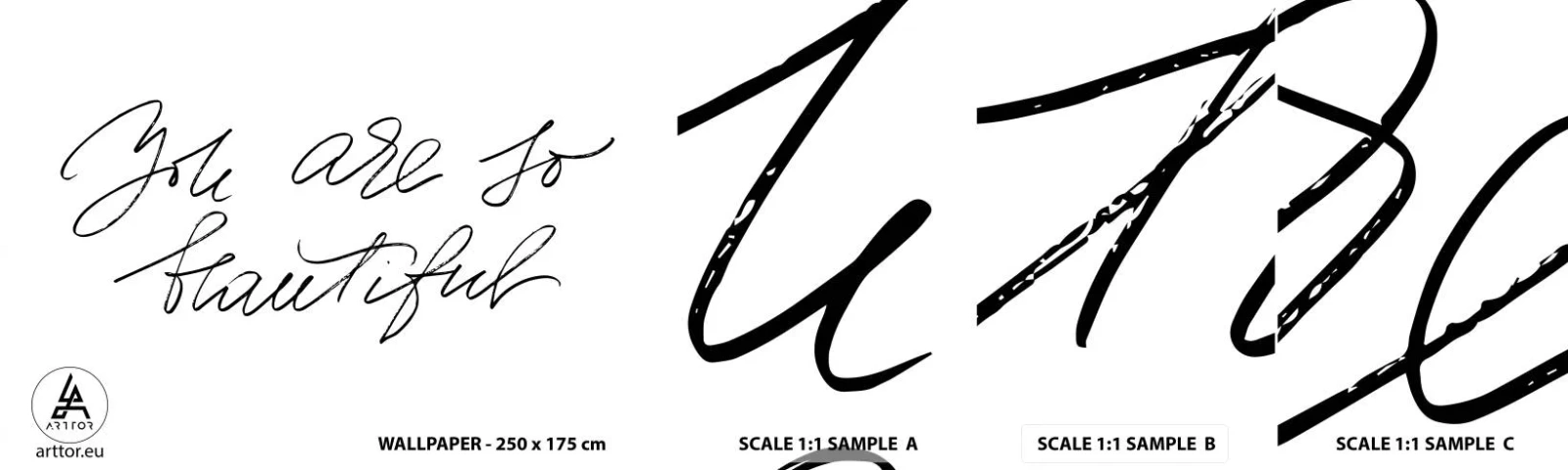 Fotobehang Staaltje Standard Eco - Geloof het echt... - Typografie, Bevestiging, Maxim - 100x30 cm