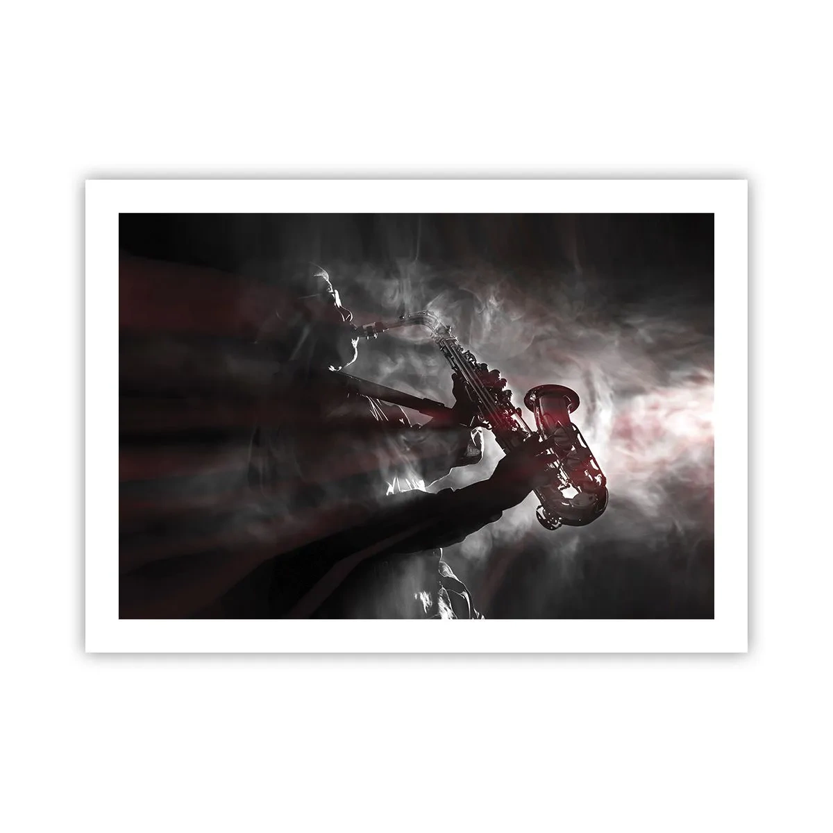 Poster - In de dampen van jazz - 70x50 cm