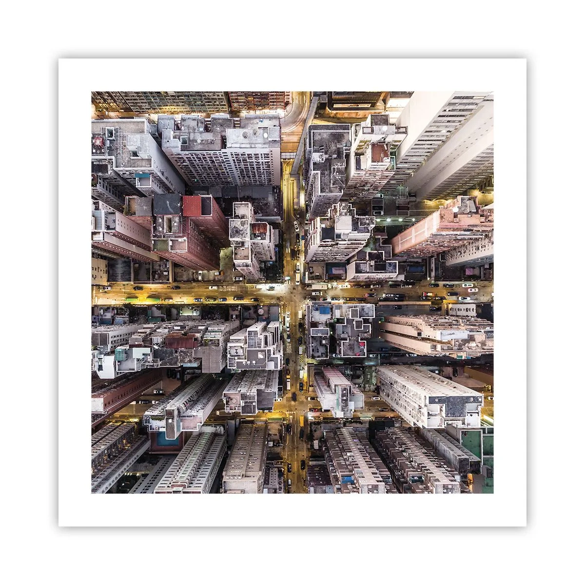 Poster - Groeten uit Hong Kong - 50x50 cm