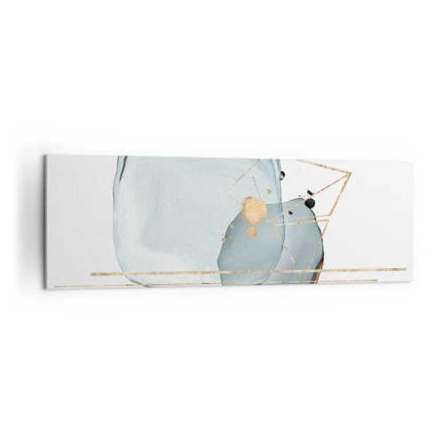 Schilderen op canvas - Een studie van druppels - 160x50 cm