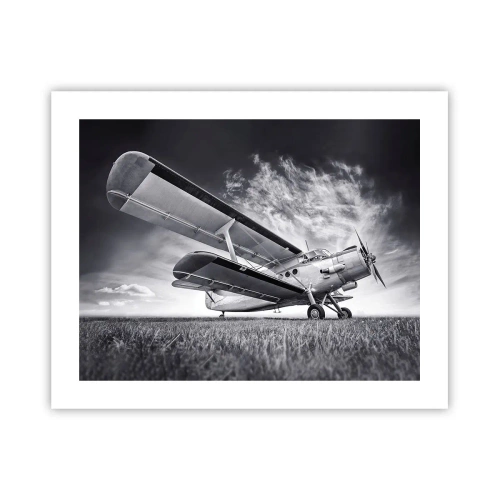 Poster - De gevleugelde zwerver - 50x40 cm