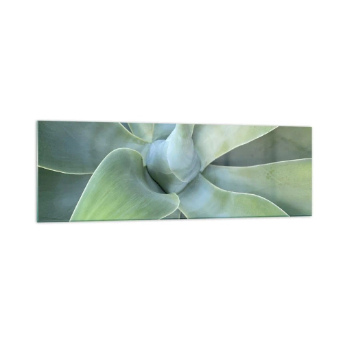 Schilderen op glas - De geboorte van groen - 160x50 cm