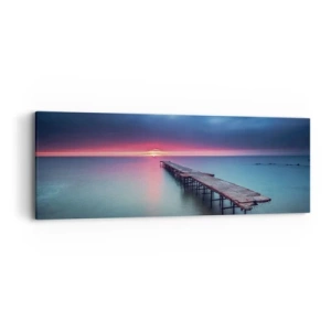 Schilderen op canvas - Tussen hemel en aarde - 90x30 cm