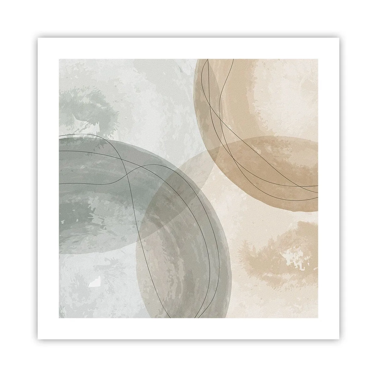 Poster - Indringende werelden - 50x50 cm