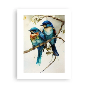 Poster - Is hij boos geworden? - 30x40 cm