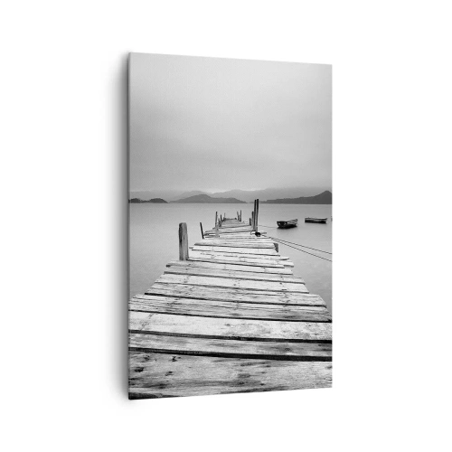 Schilderen op canvas - Achter bergen en zeeën - 80x120 cm