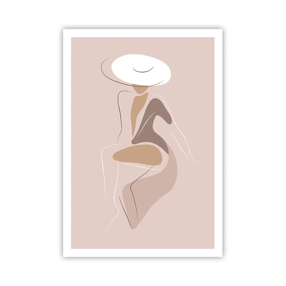 Poster - Een dame zijn - 70x100 cm