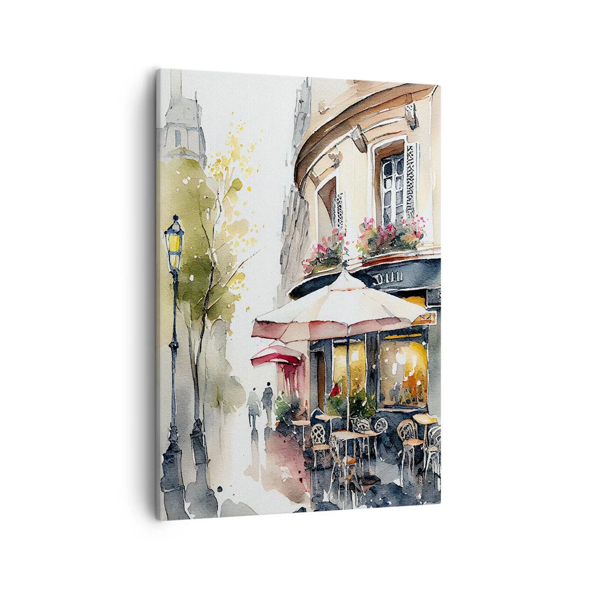 Schilderen op canvas - Parijse ochtend - 50x70 cm
