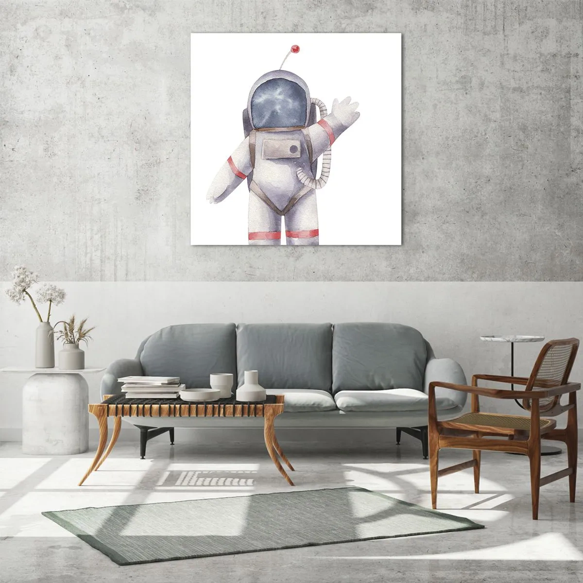 Schilderen op glas - Tot ziens! - 60x60 cm