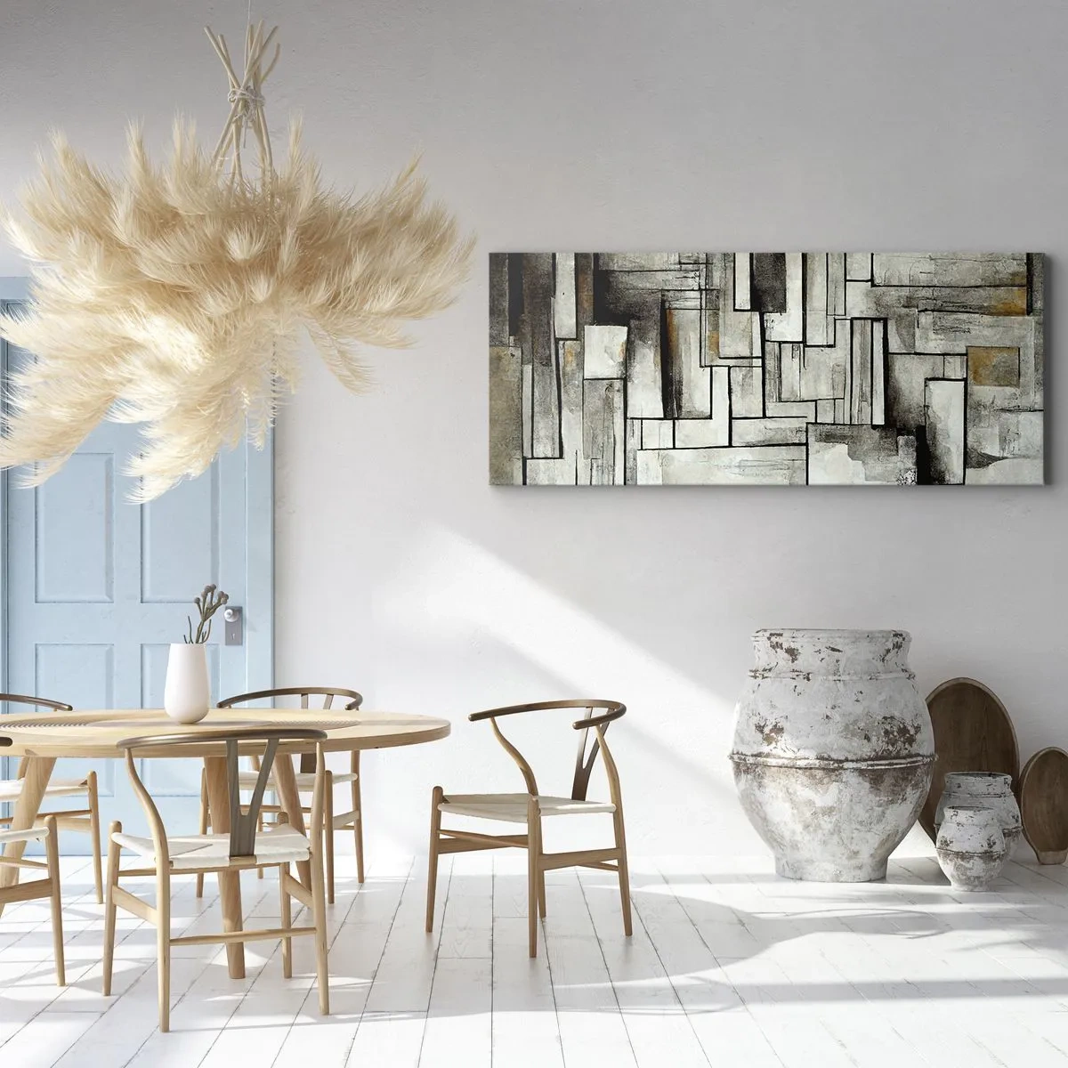 Schilderen op canvas - De kracht van eenvoud - 160x50 cm