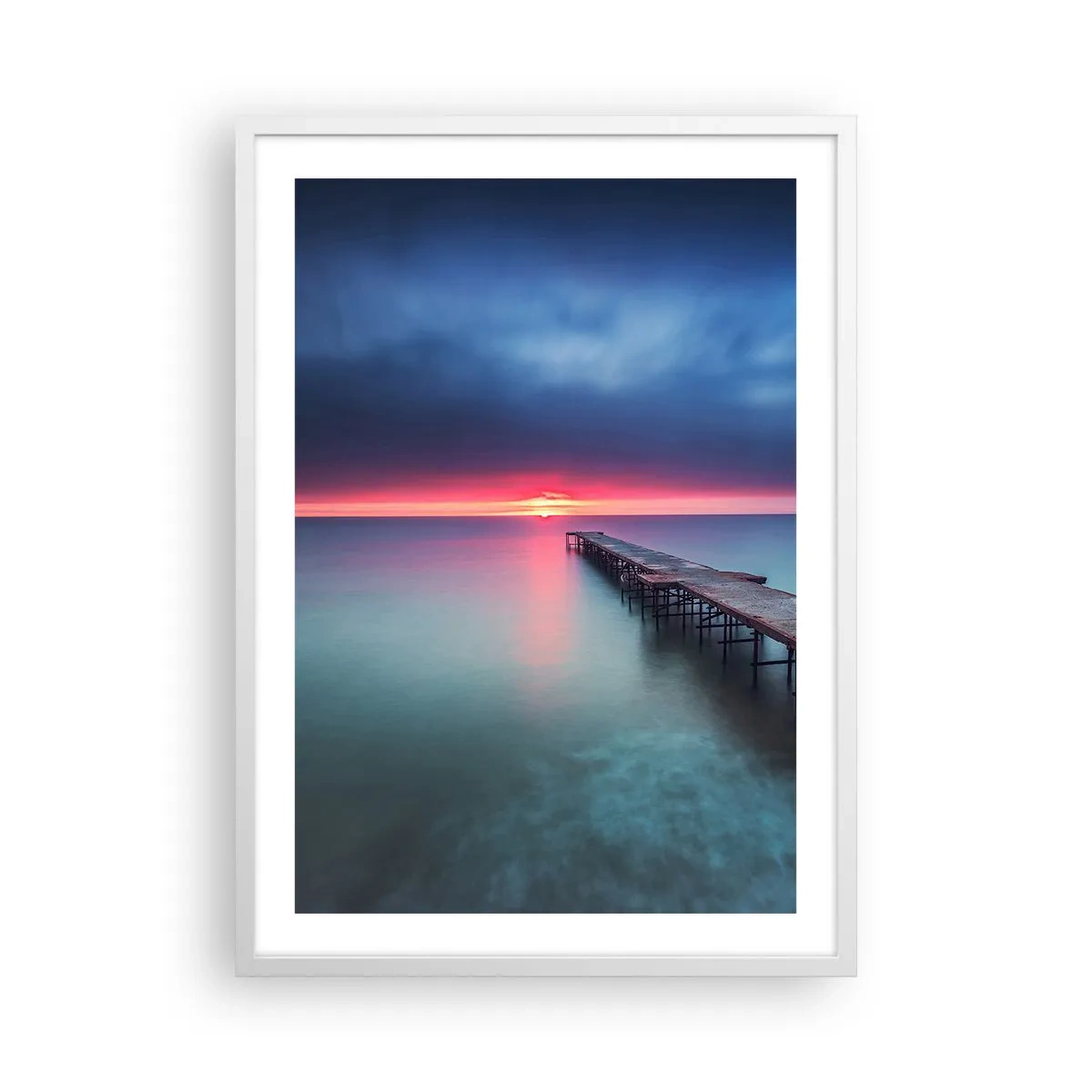 Poster in een witte lijst - Tussen hemel en aarde - 50x70 cm