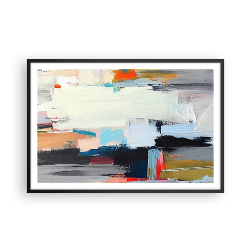 Poster in een zwarte lijst - Is er een methode? - 91x61 cm