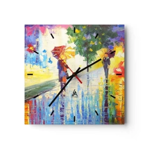 Wandklok - Klok - Nu is het helemaal duidelijk - 40x40 cm