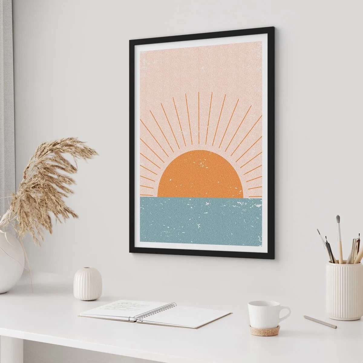 Poster in een zwarte lijst - Een dagelijks wonder - 61x91 cm