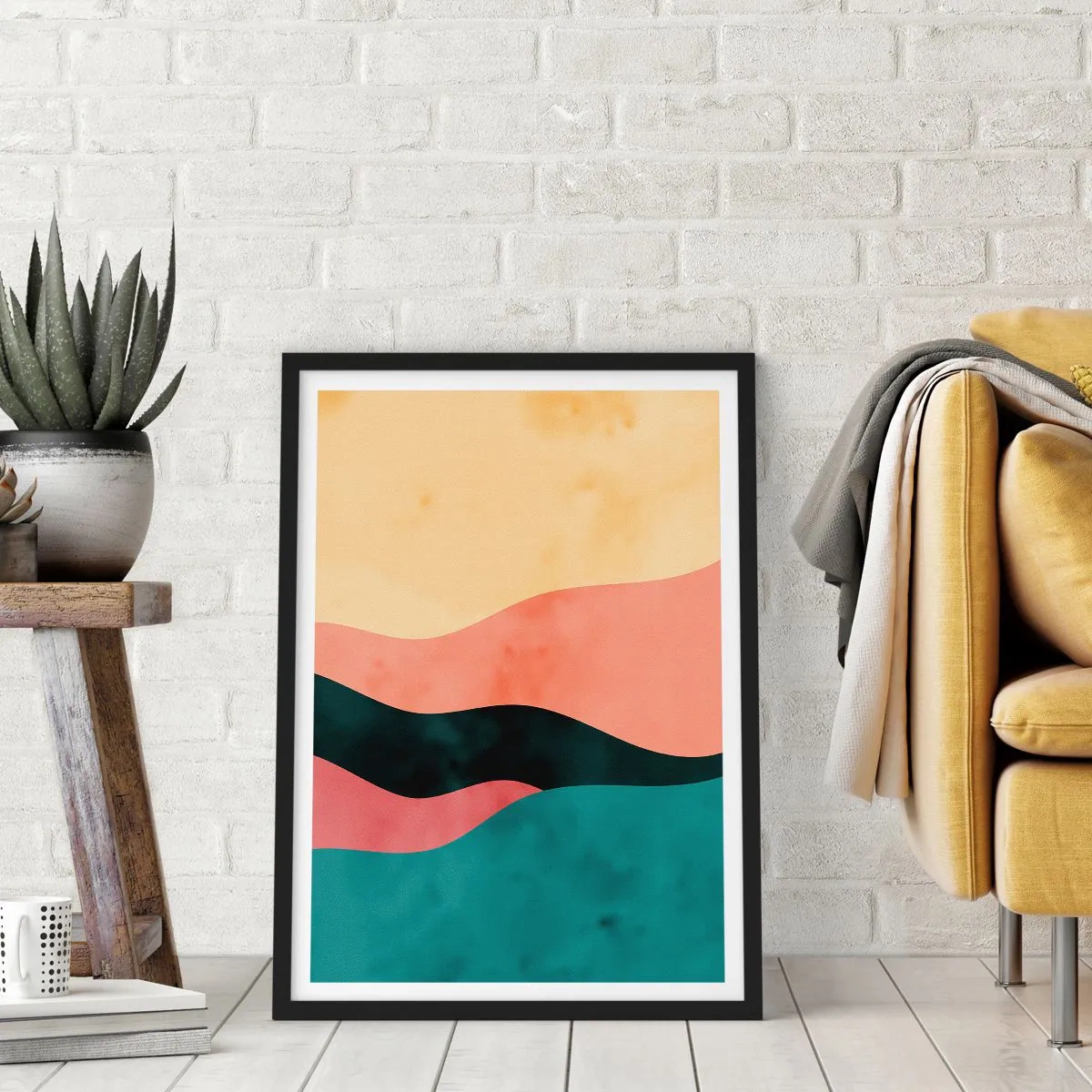 Poster in een zwarte lijst - Conforme non-conformiteit - 61x91 cm