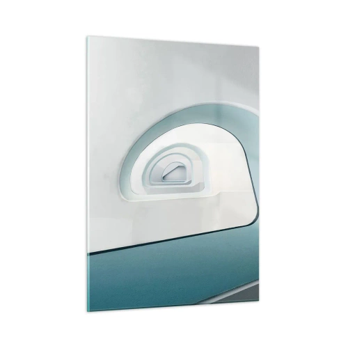 Schilderen op glas - Naar de bodem van de blauwe - 50x70 cm