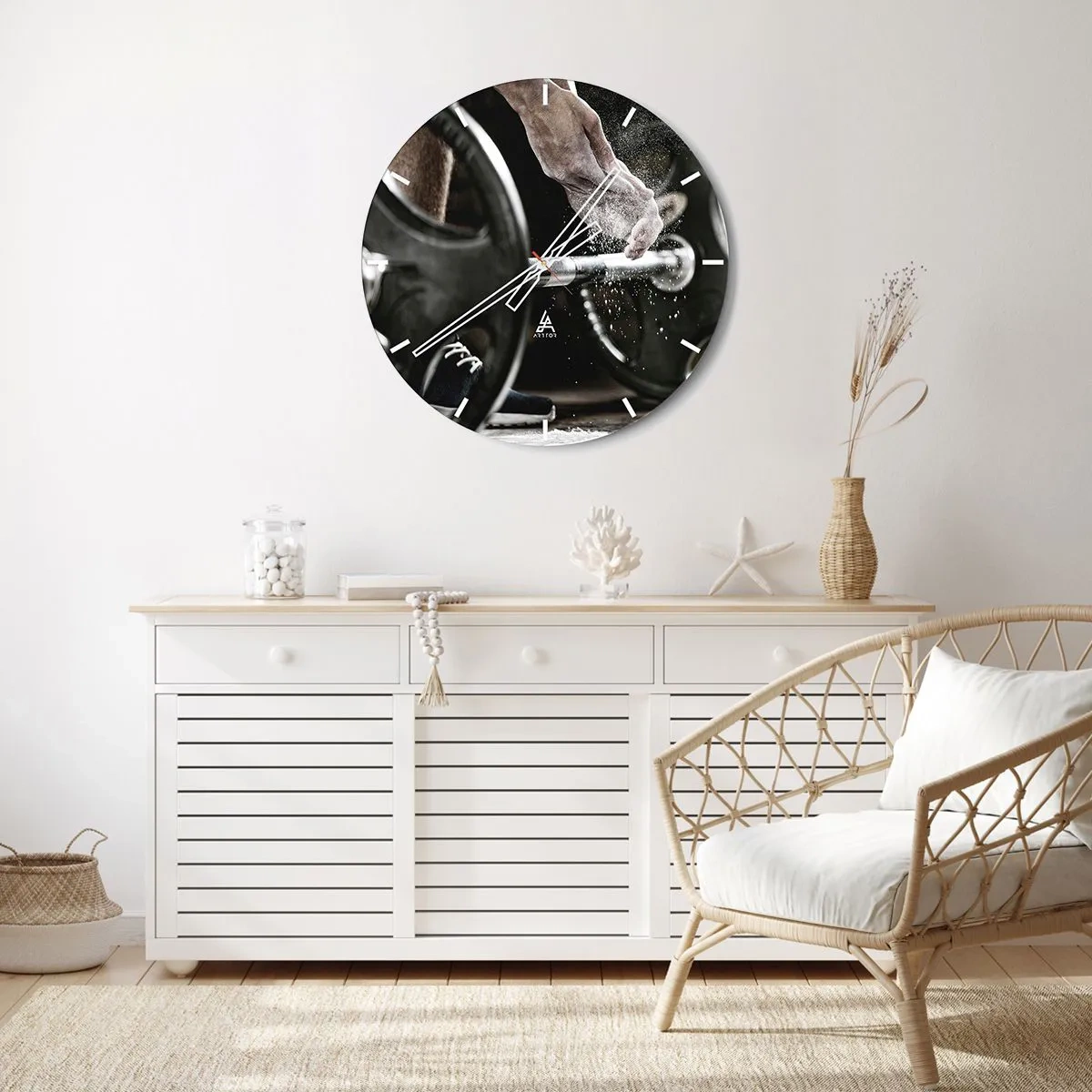 Wandklok - Klok - Uitdaging aanvaard! - 30x30 cm