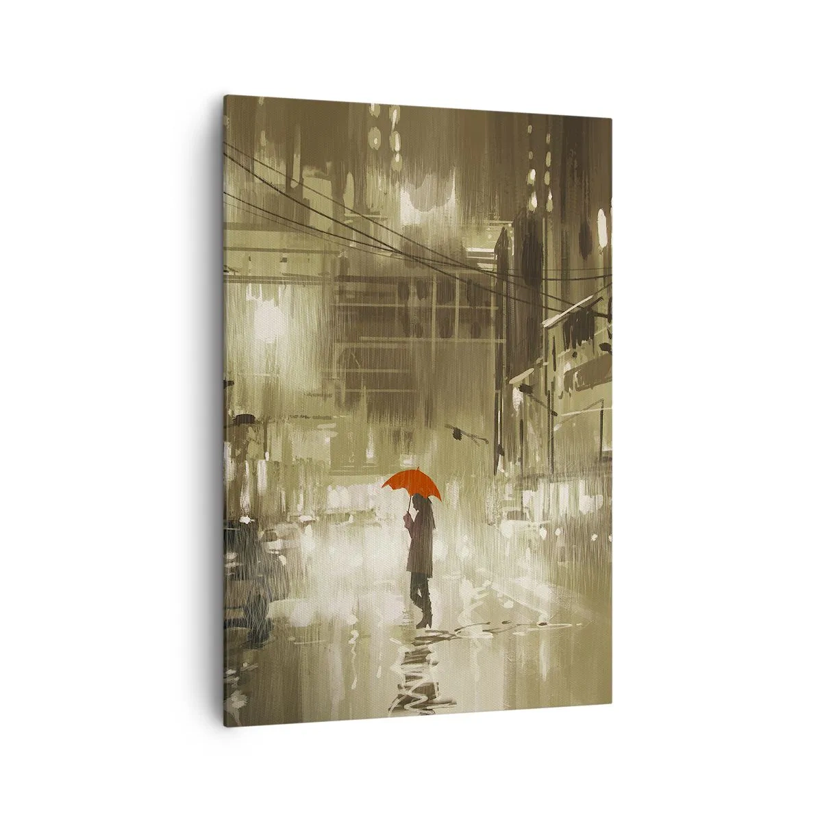 Schilderen op canvas - Alleen maar niet eenzaam - 70x100 cm
