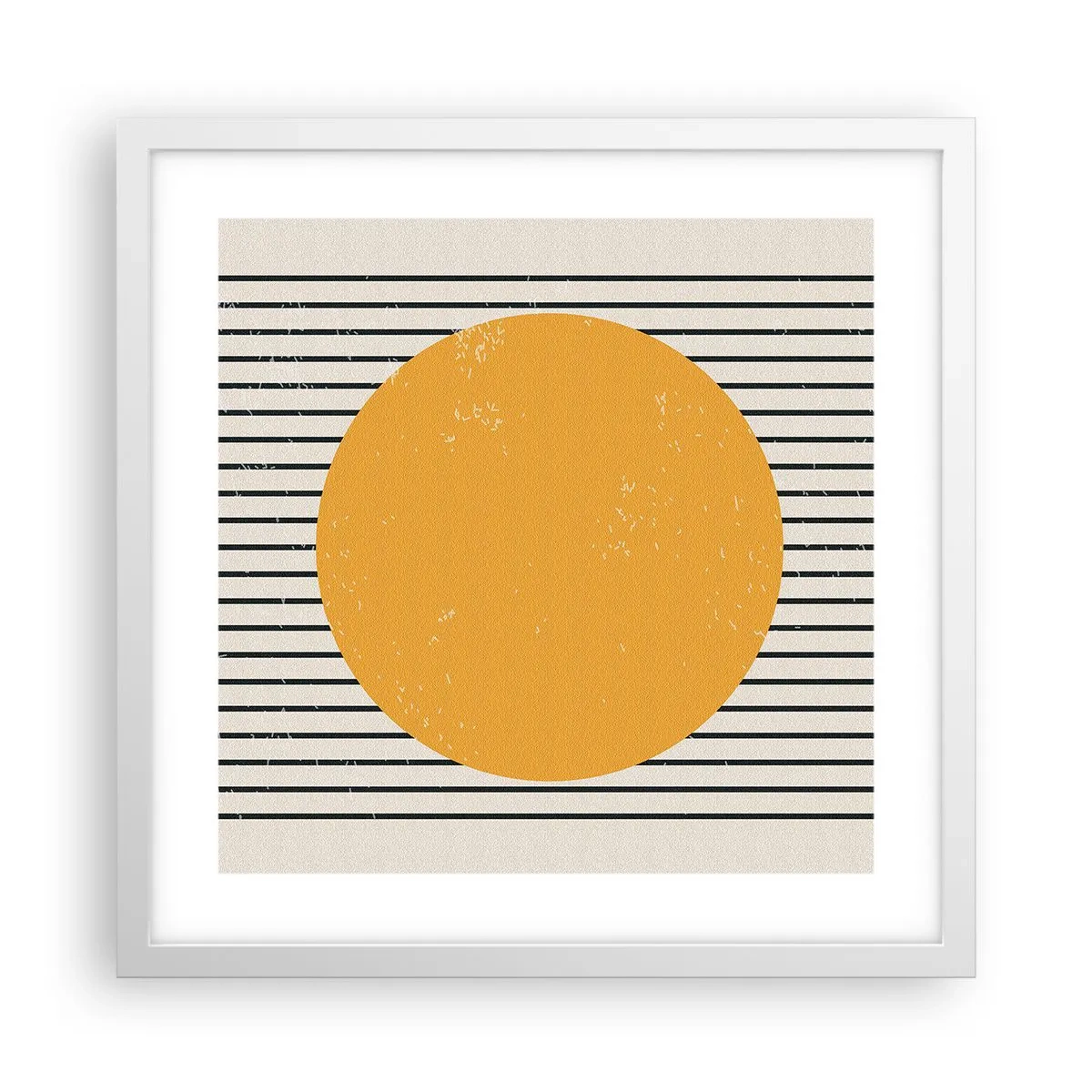 Poster in een witte lijst - De kracht van eenvoud - 40x40 cm