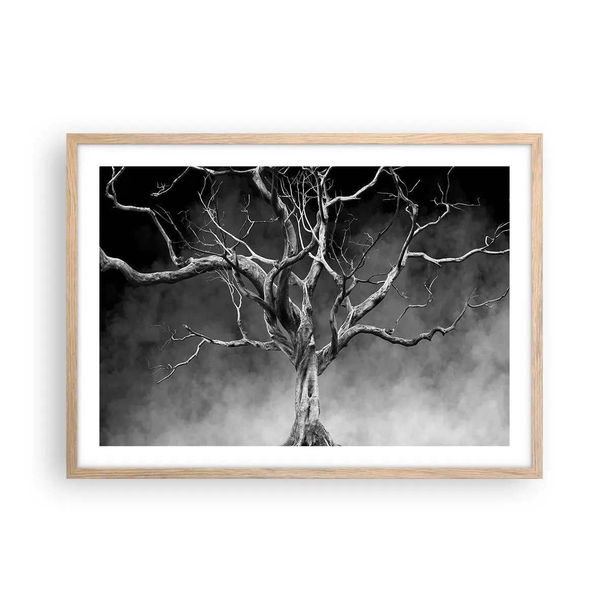 Een poster in een licht eiken lijst - Oorspronkelijk en heilig - 70x50 cm
