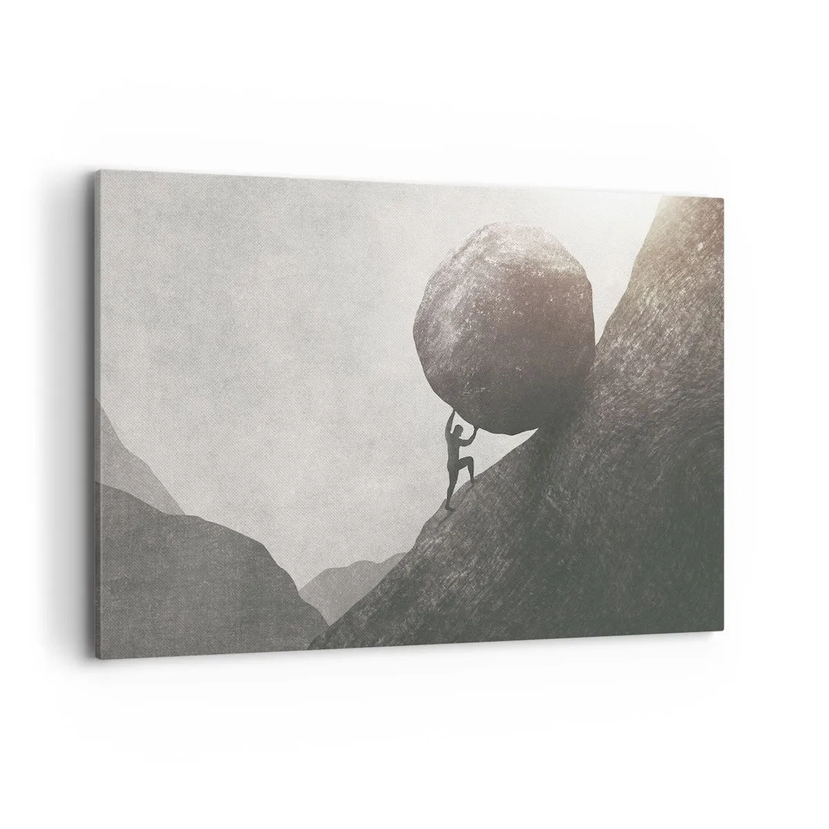 Schilderen op canvas - Ik geloof tegen alle hoop in - 120x80 cm