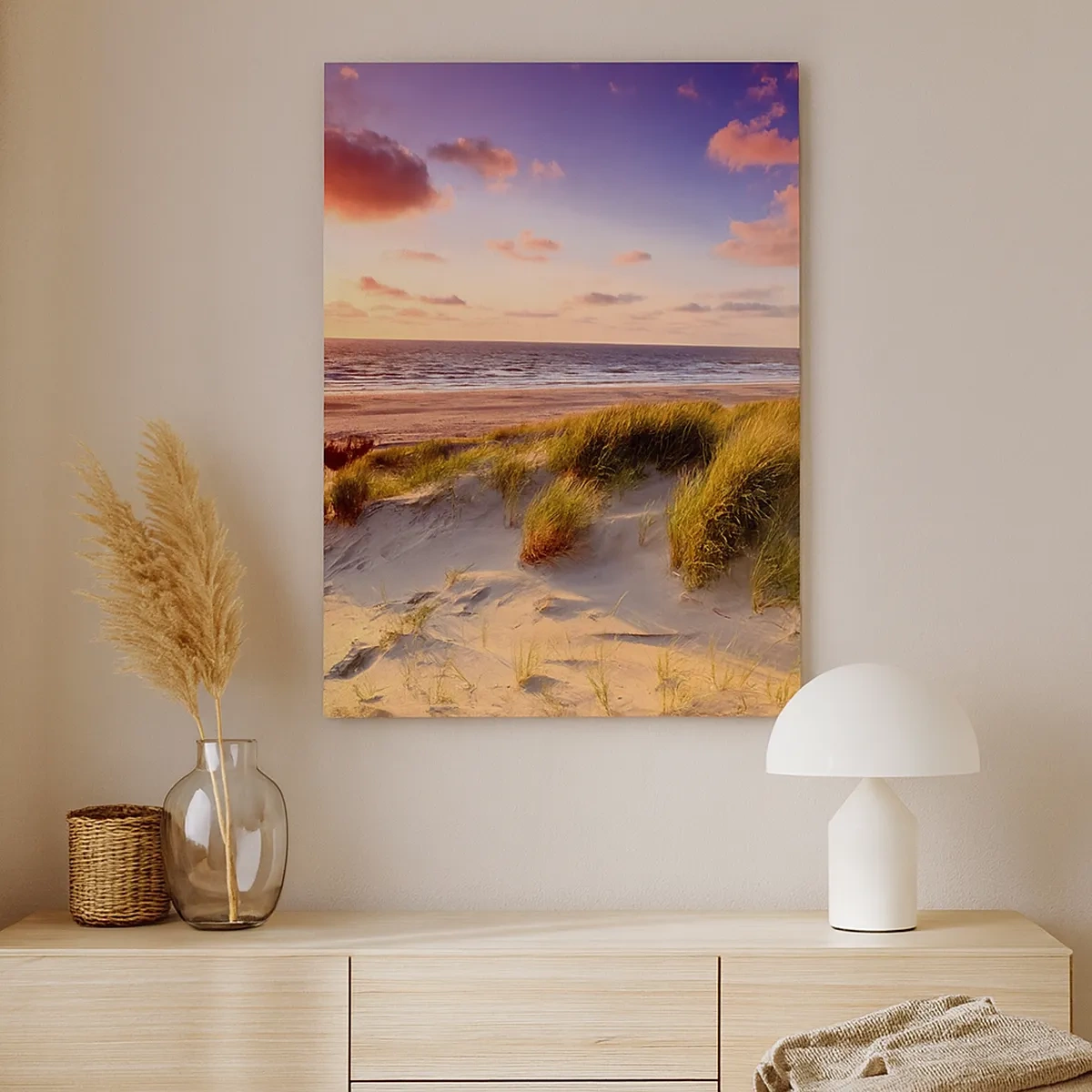 Schilderen op canvas - De lucht ruikt al in de zomer - 50x70 cm