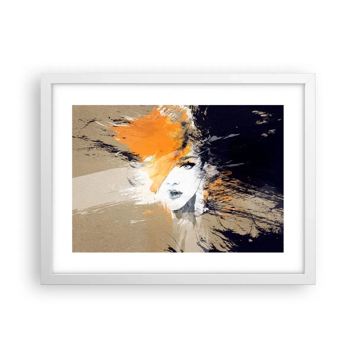 Poster in een witte lijst - En er is licht - 40x30 cm
