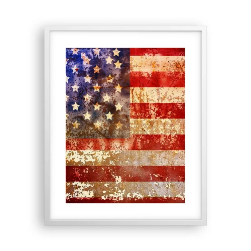 Poster in een witte lijst - Glorie vervaagt niet - 40x50 cm