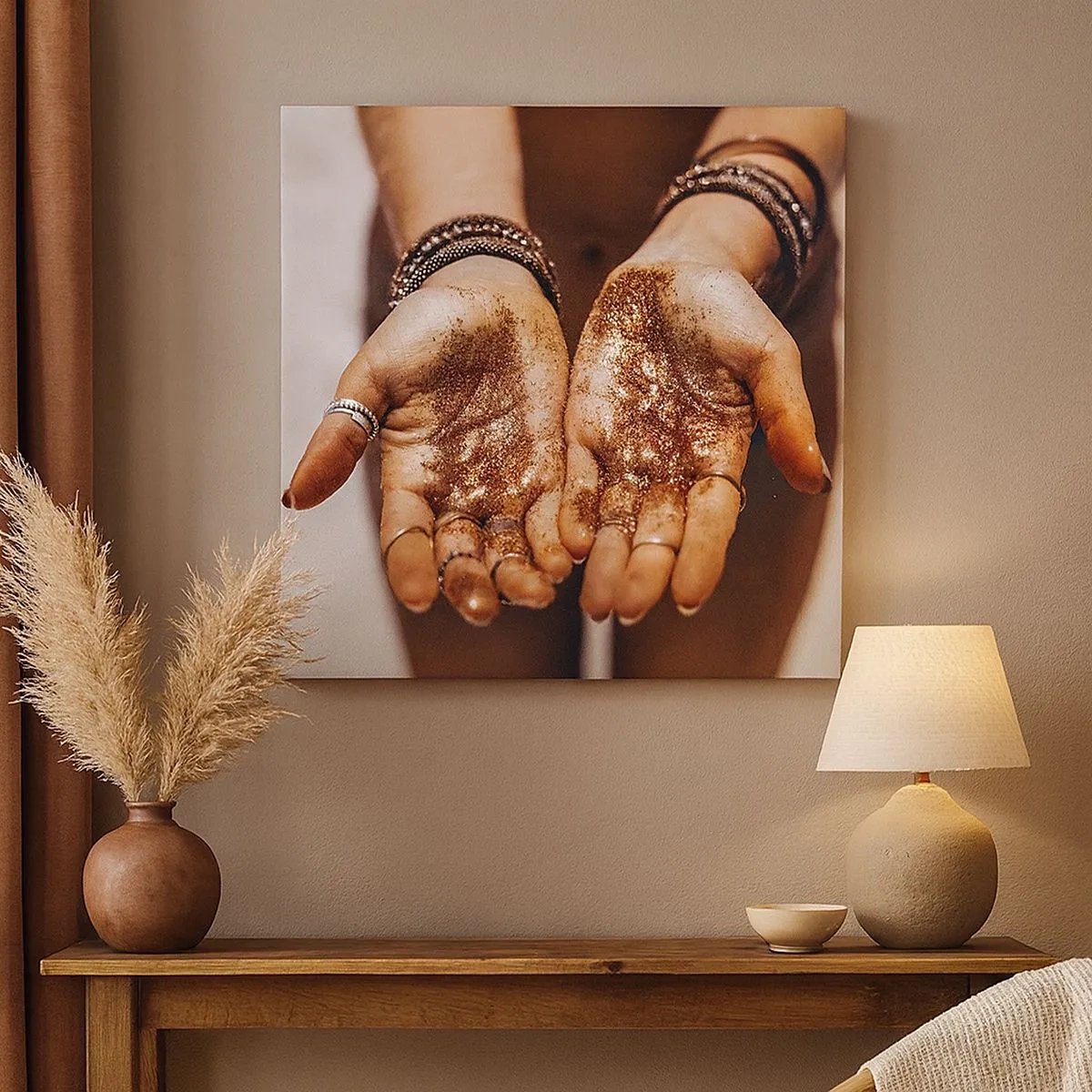 Schilderen op canvas - Een cadeau voor jou - 30x30 cm