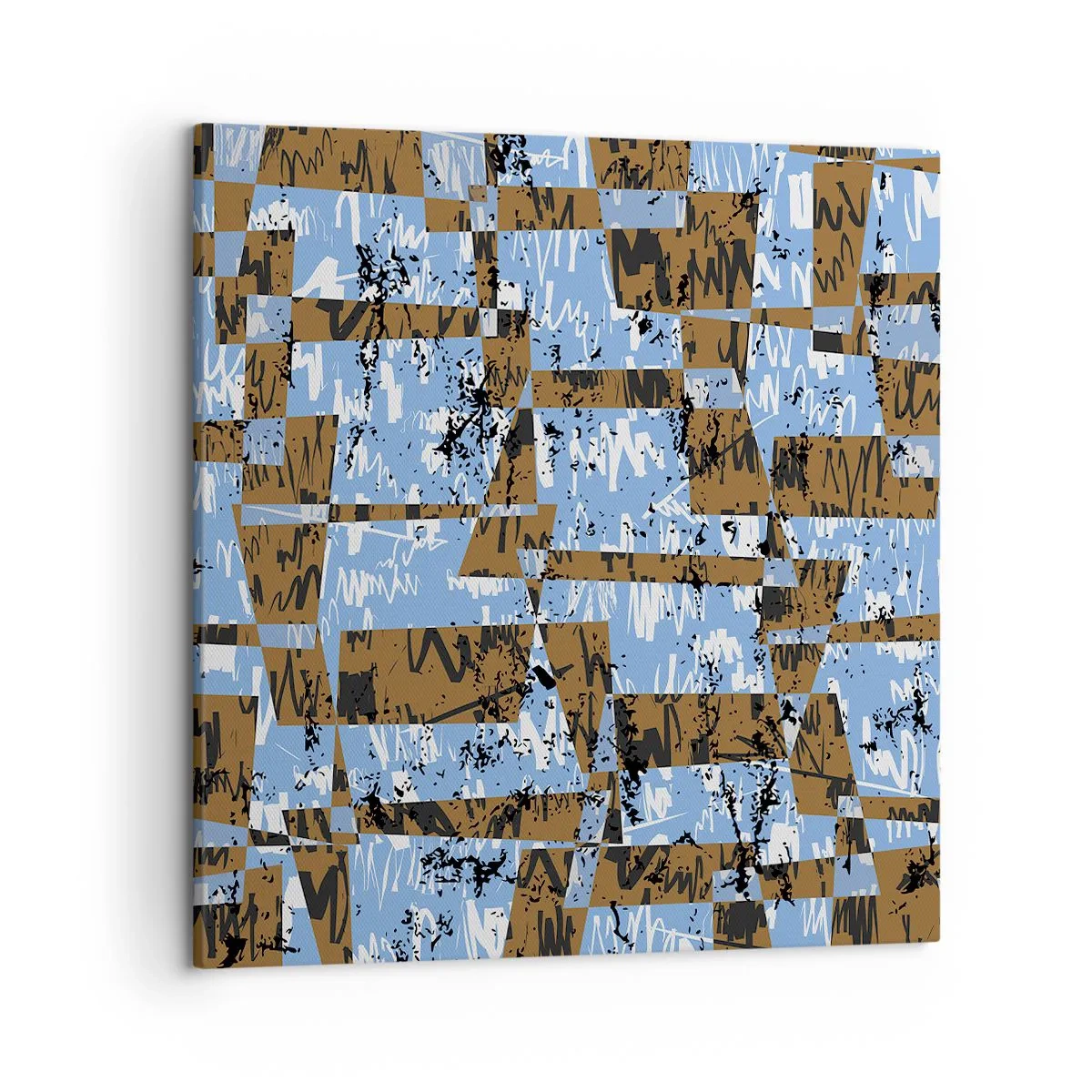 Schilderen op canvas - Een niet-menselijke knipsel - 50x50 cm