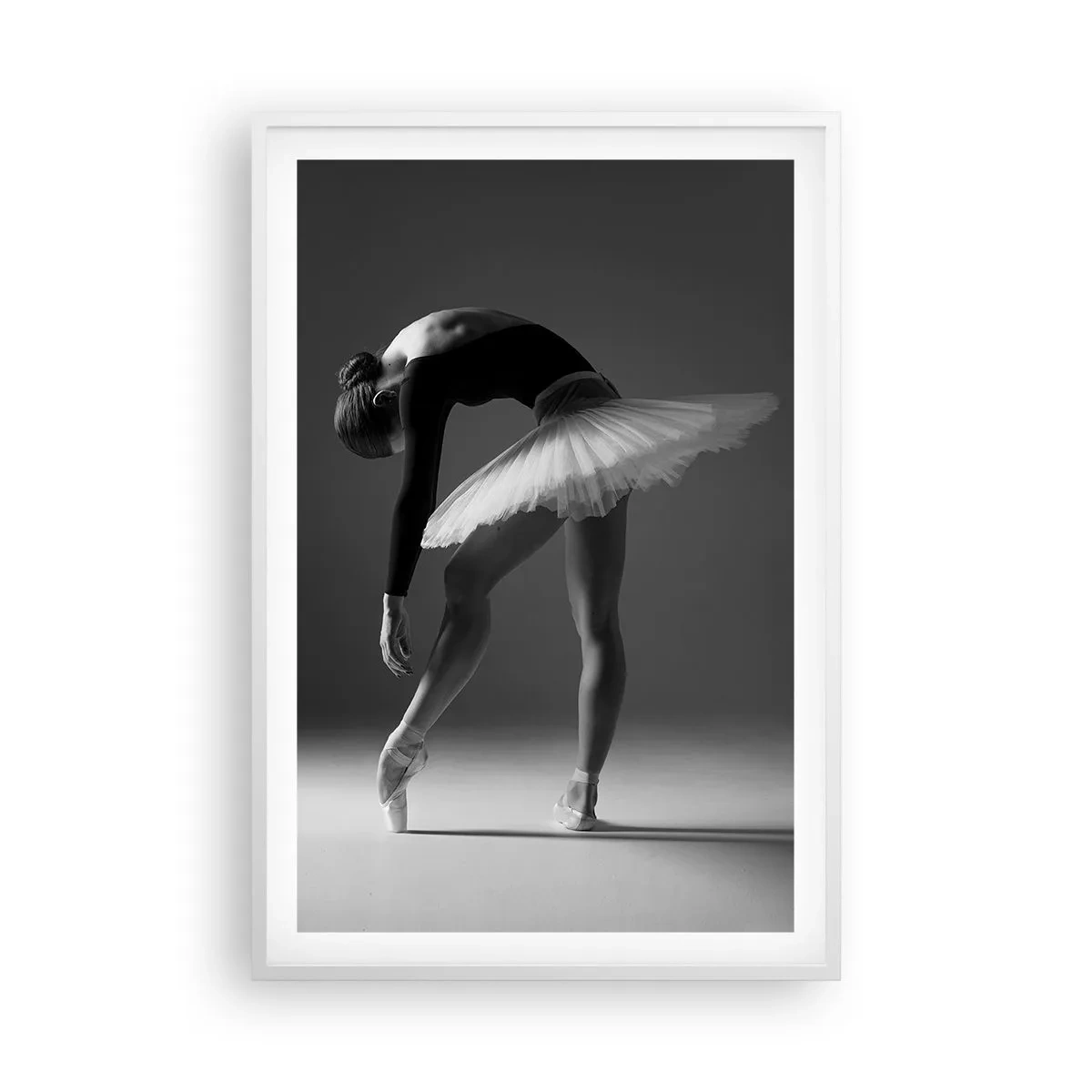 Poster in een witte lijst - Bella ballerina - 61x91 cm