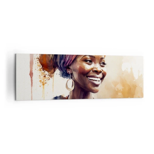 Schilderen op canvas - Afrikaanse koningin - 160x50 cm