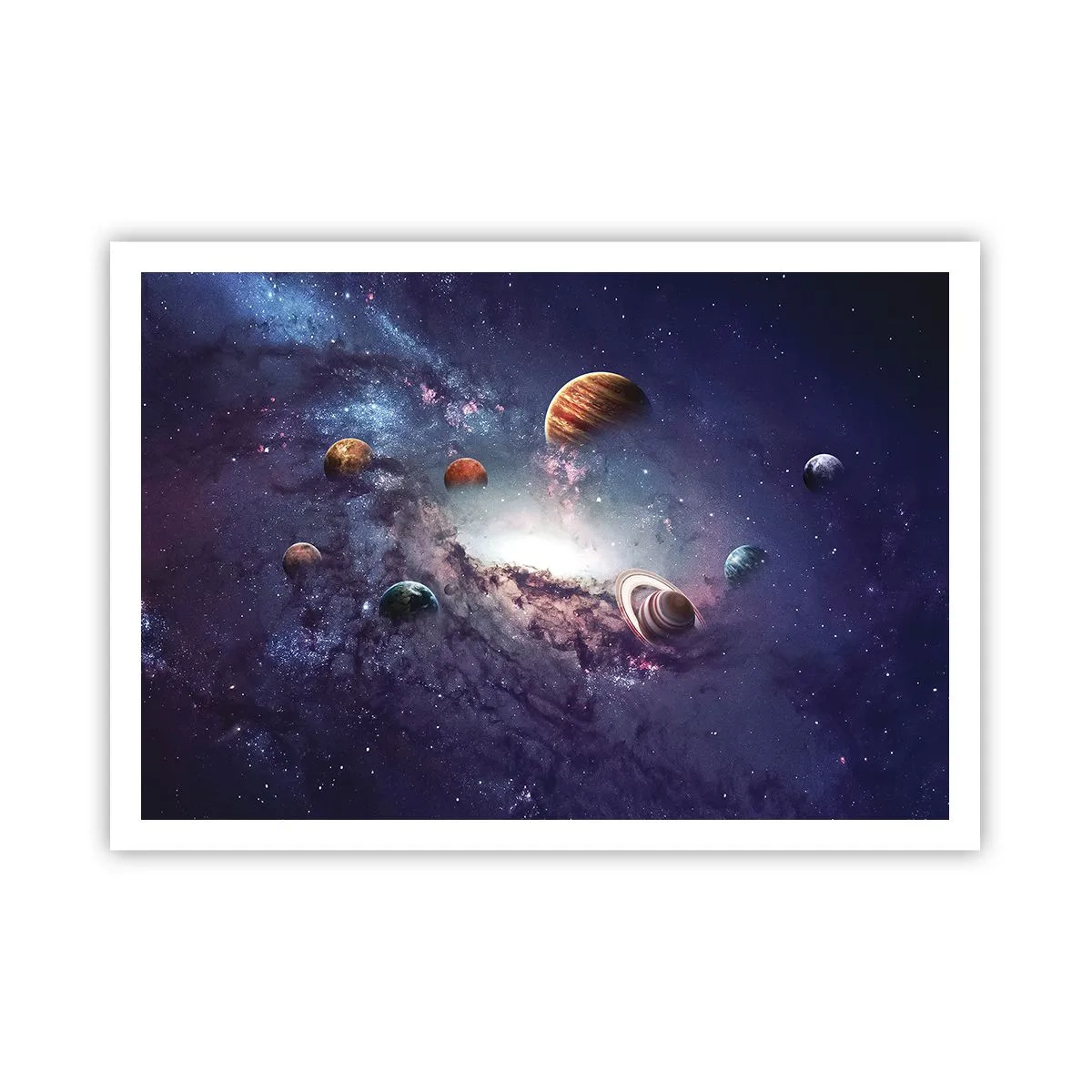 Poster - Zonne-dans systeem - 100x70 cm