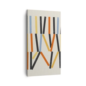 Schilderen op canvas - Compositie op goed niveau - 45x80 cm