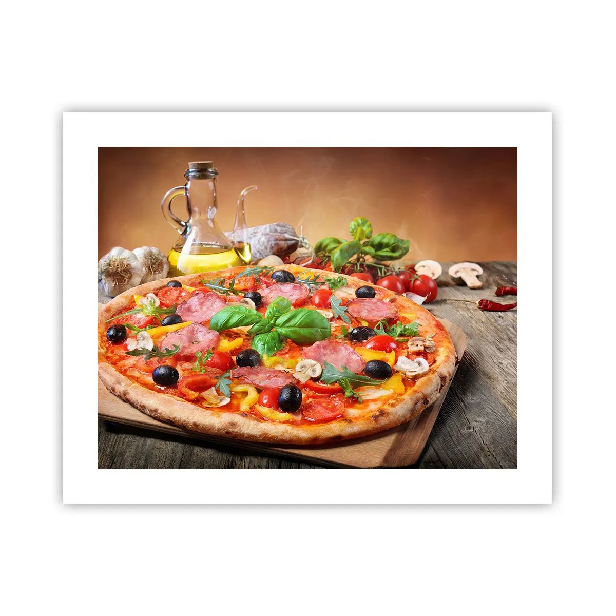 Poster - Met echte Italiaanse smaak - 50x40 cm