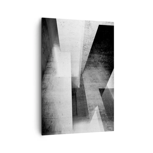 Schilderen op canvas - De structuur van de ruimte - 70x100 cm