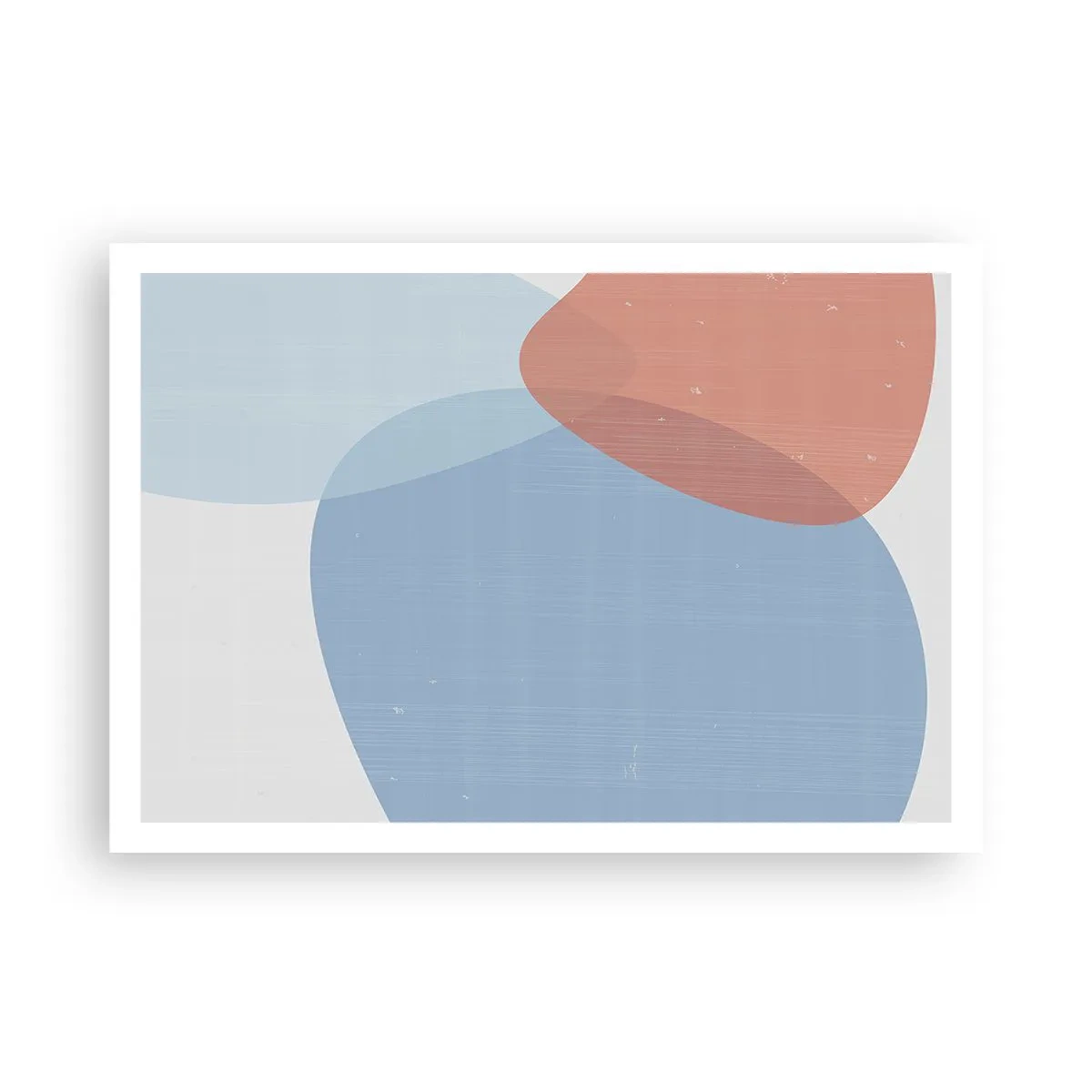 Poster - Pastelkleurige relaties - 100x70 cm