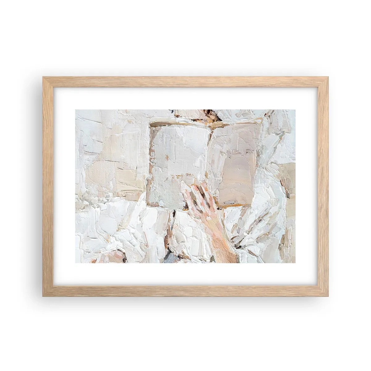 Een poster in een licht eiken lijst - In een andere wereld - 40x30 cm